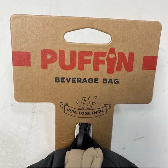 Puffin Beverage Sleeping Bag Cooler Insulated Koozie 12oz bottle holder - Picture 10 of 12